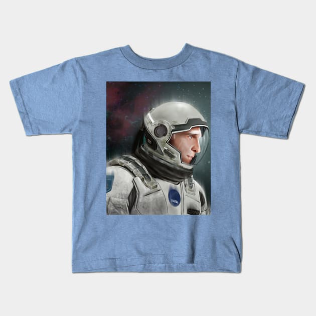 Interstellar Kids T-Shirt by SanFernandez